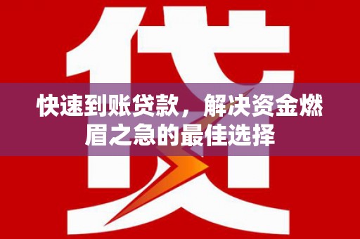 温宿快速到账贷款，解决资金燃眉之急的最佳选择