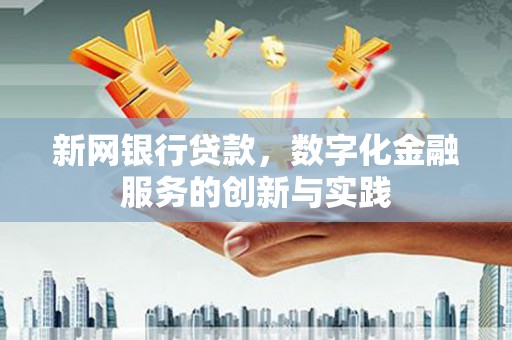 温宿新网银行贷款，数字化金融服务的创新与实践