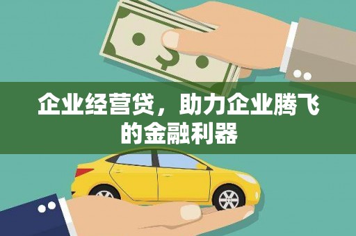 温宿企业经营贷，助力企业腾飞的金融利器