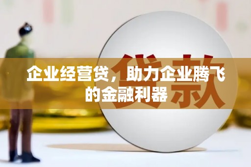 温宿企业经营贷，助力企业腾飞的金融利器