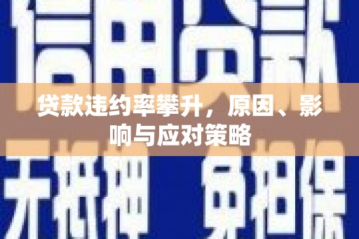 温宿贷款违约率攀升，原因、影响与应对策略