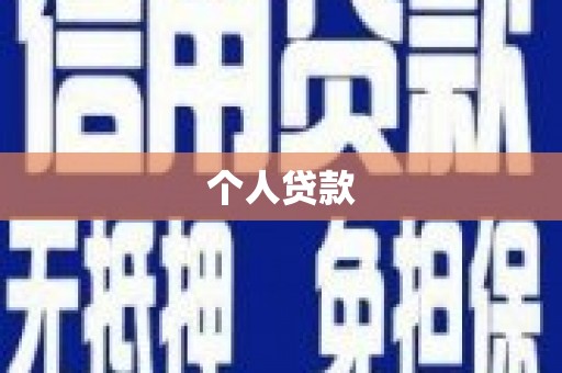 温宿个人贷款