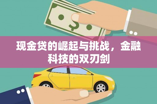 温宿现金贷的崛起与挑战，金融科技的双刃剑