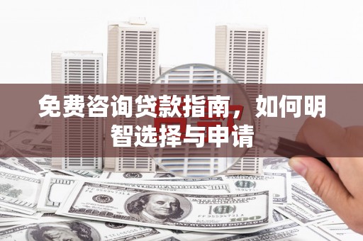 温宿免费咨询贷款指南，如何明智选择与申请