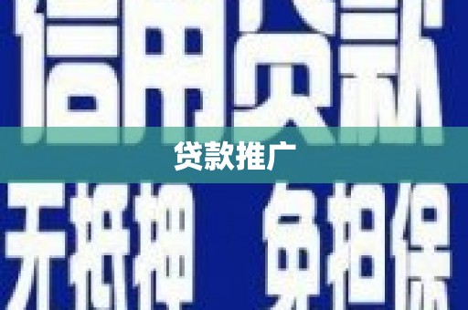 温宿贷款推广