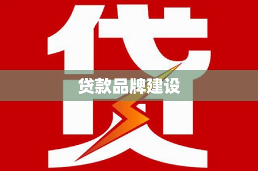 温宿贷款品牌建设