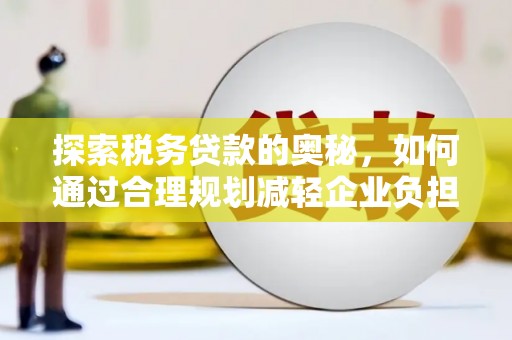 温宿探索税务贷款的奥秘，如何通过合理规划减轻企业负担