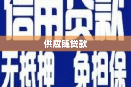 温宿供应链贷款