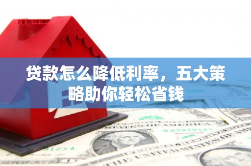 温宿贷款怎么降低利率，五大策略助你轻松省钱
