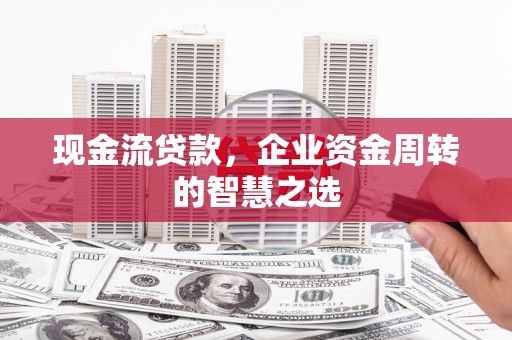 温宿现金流贷款，企业资金周转的智慧之选