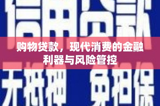 温宿购物贷款，现代消费的金融利器与风险管控