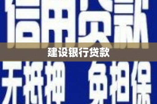 温宿建设银行贷款