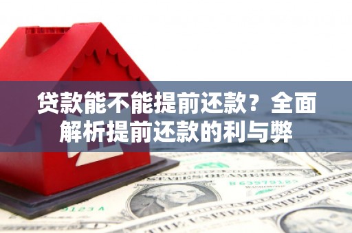 温宿贷款能不能提前还款？全面解析提前还款的利与弊