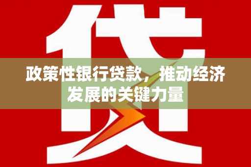 温宿政策性银行贷款，推动经济发展的关键力量