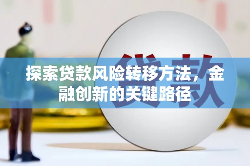 温宿探索贷款风险转移方法，金融创新的关键路径