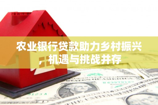 温宿农业银行贷款助力乡村振兴，机遇与挑战并存