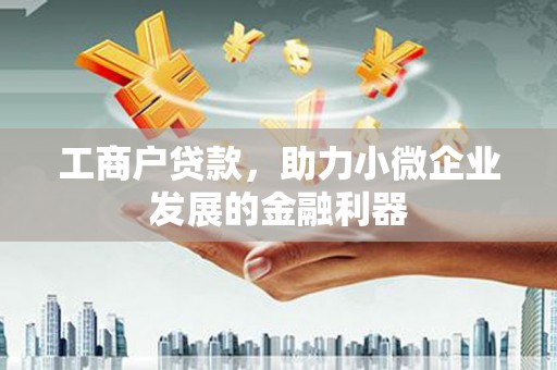 温宿工商户贷款，助力小微企业发展的金融利器