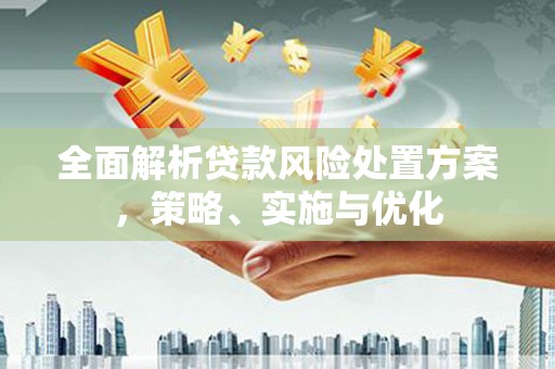 温宿全面解析贷款风险处置方案，策略、实施与优化