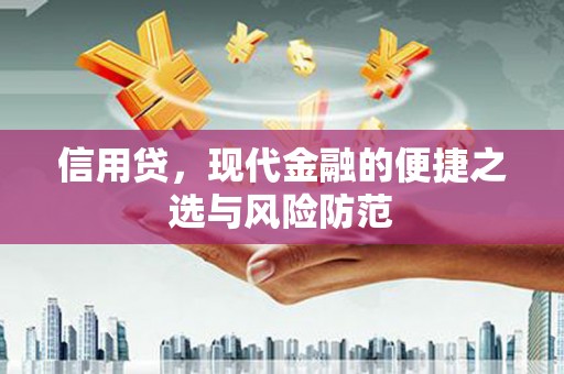 温宿信用贷，现代金融的便捷之选与风险防范