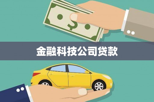 温宿金融科技公司贷款