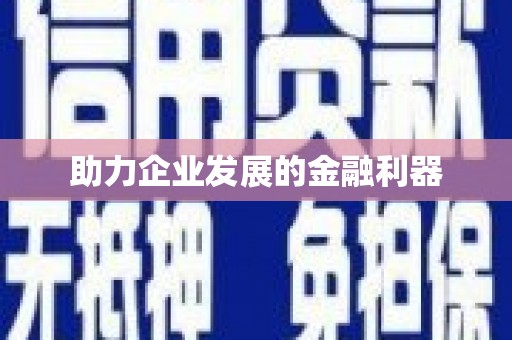 温宿助力企业发展的金融利器