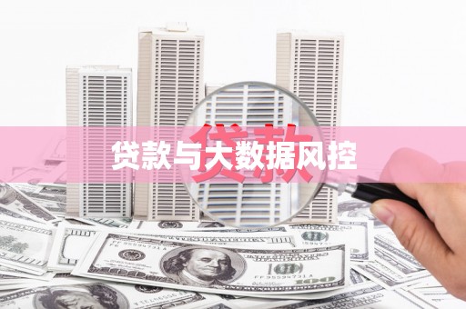 温宿贷款与大数据风控